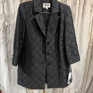 Etcetera Black Textured Blazer